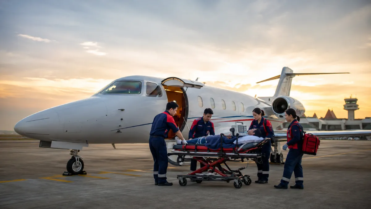 Air ambulance services