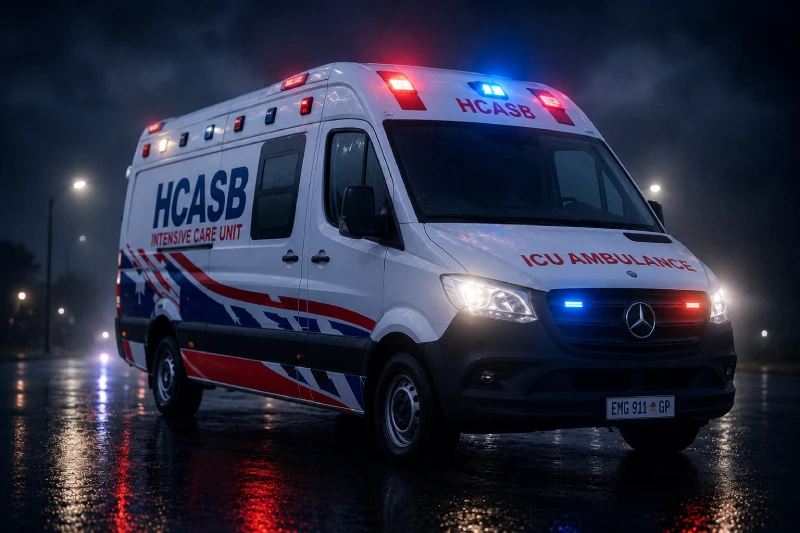 ICU critical care ambulance
