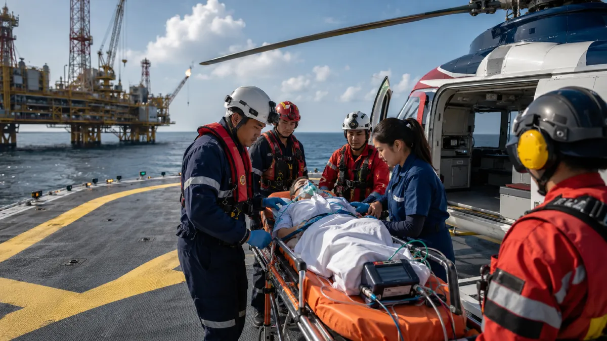 Offshore and remote medical evacuation